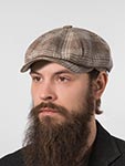 Кепка FREDRIKSON арт. 3095-608/78 (коричневый / серый)
